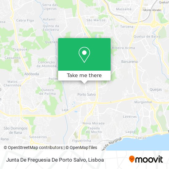 Junta De Freguesia De Porto Salvo map
