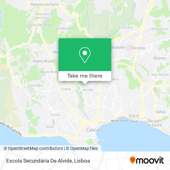 Escola Secundária De Alvide map
