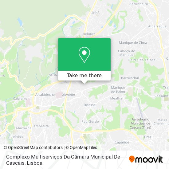 Complexo Multiserviços Da Câmara Municipal De Cascais map