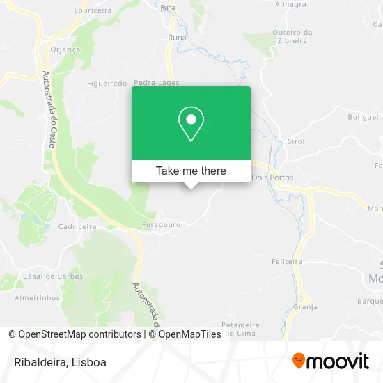 Ribaldeira map