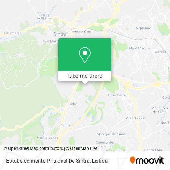 Estabelecimento Prisional De Sintra map