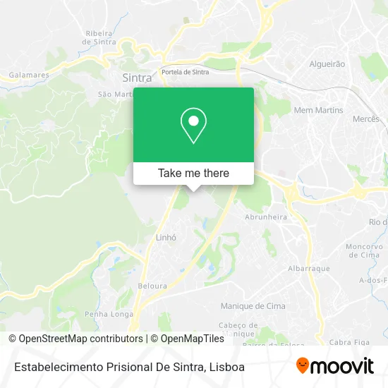 Estabelecimento Prisional De Sintra map