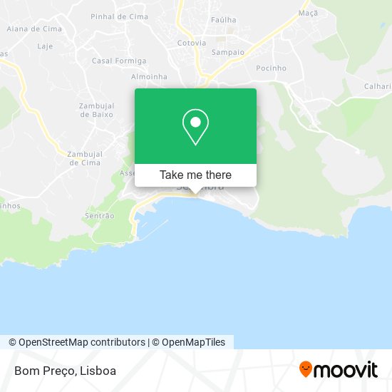 Bom Preço mapa