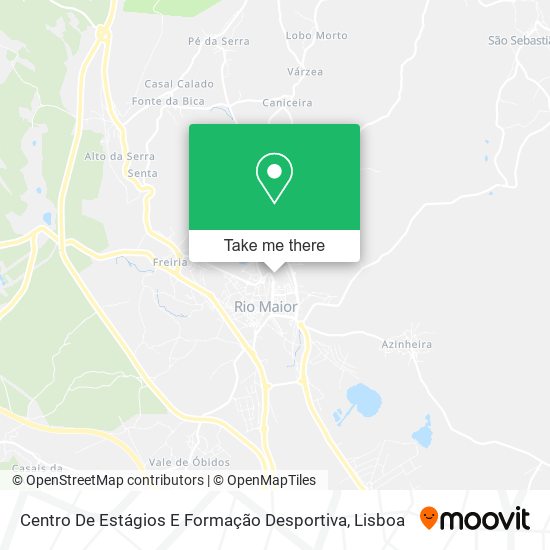Centro De Estágios E Formação Desportiva mapa