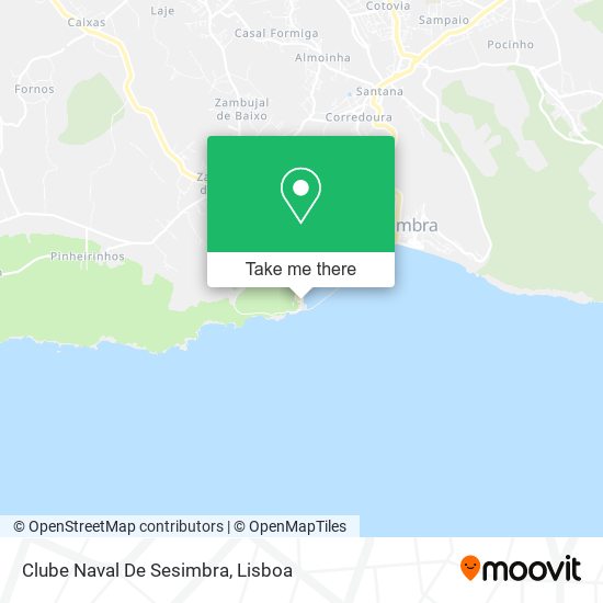 Clube Naval De Sesimbra map
