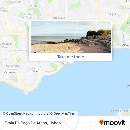 Praia De Paço De Arcos map