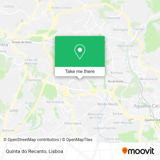 Quinta do Recanto map