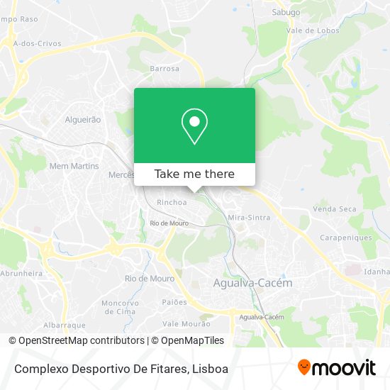 Complexo Desportivo De Fitares map