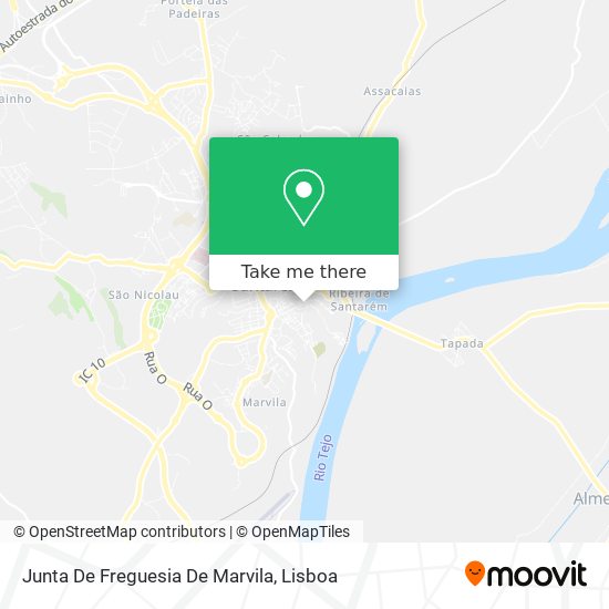 Junta De Freguesia De Marvila mapa