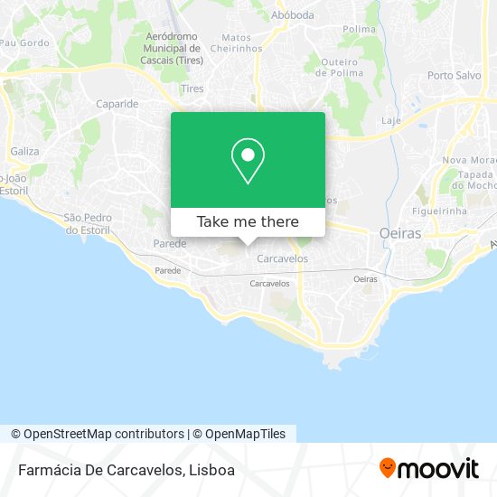 Farmácia De Carcavelos mapa