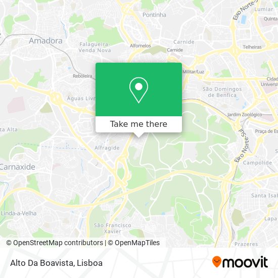 Alto Da Boavista map