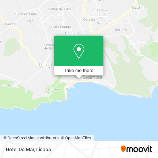 Hotel Do Mar map