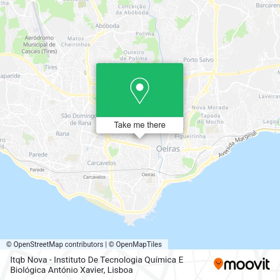 Itqb Nova - Instituto De Tecnologia Química E Biológica António Xavier map