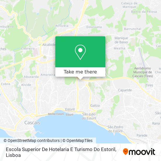 Escola Superior De Hotelaria E Turismo Do Estoril map