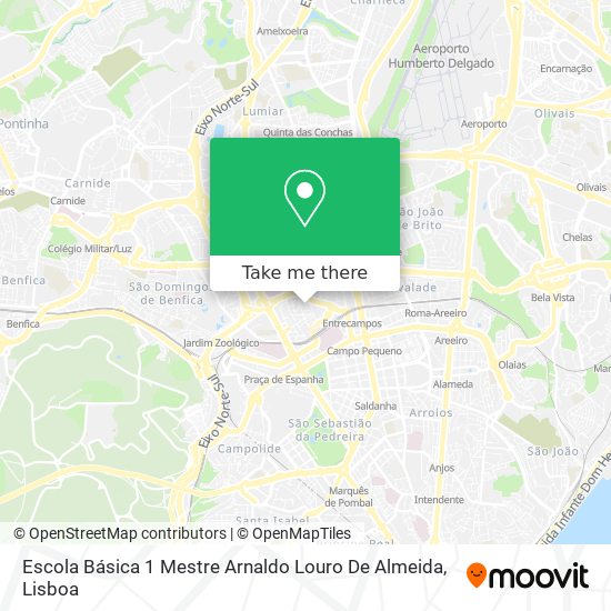 Escola Básica 1 Mestre Arnaldo Louro De Almeida mapa