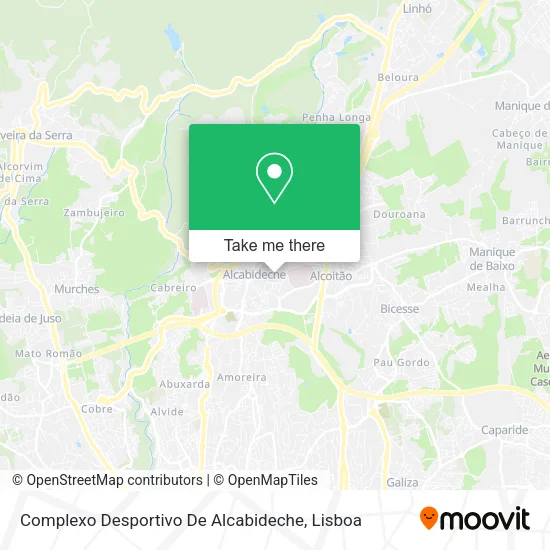 Complexo Desportivo De Alcabideche mapa