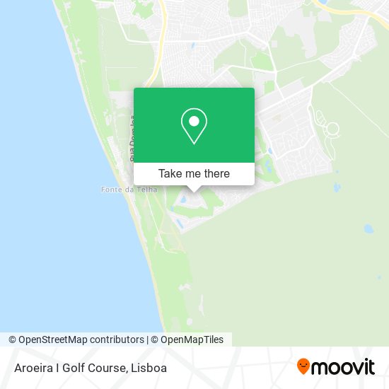 Aroeira I Golf Course mapa