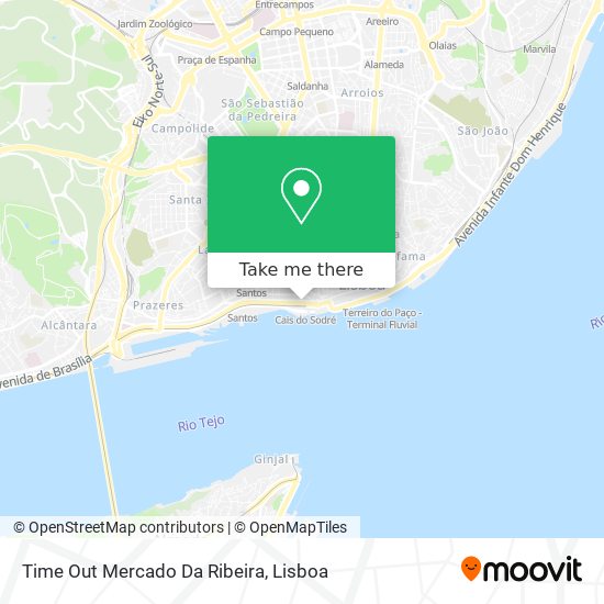 Time Out Mercado Da Ribeira mapa