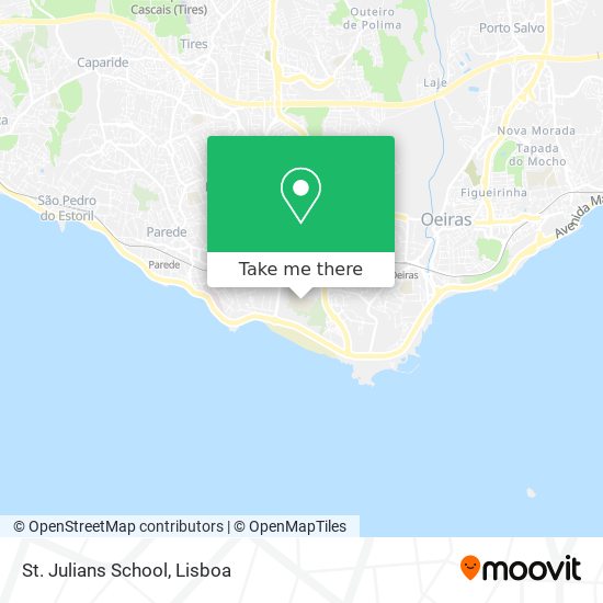 St. Julians School mapa