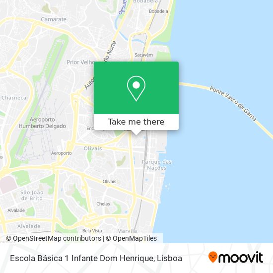 Escola Básica 1 Infante Dom Henrique map