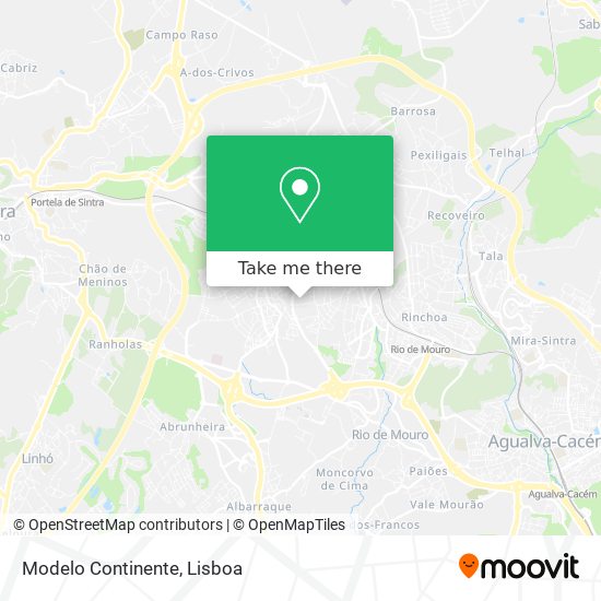 Modelo Continente mapa