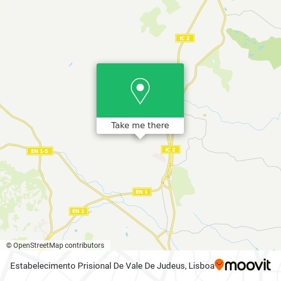 Estabelecimento Prisional De Vale De Judeus map