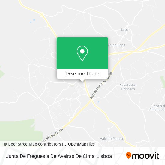 Junta De Freguesia De Aveiras De Cima mapa