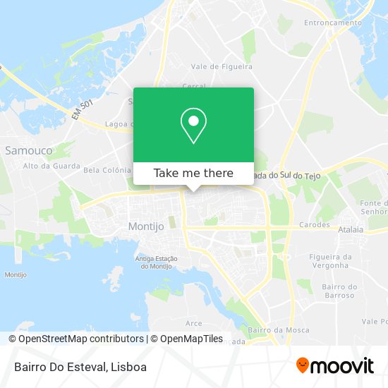 Bairro Do Esteval map