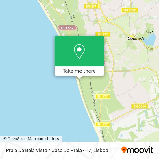 Praia Da Bela Vista / Casa Da Praia - 17 map