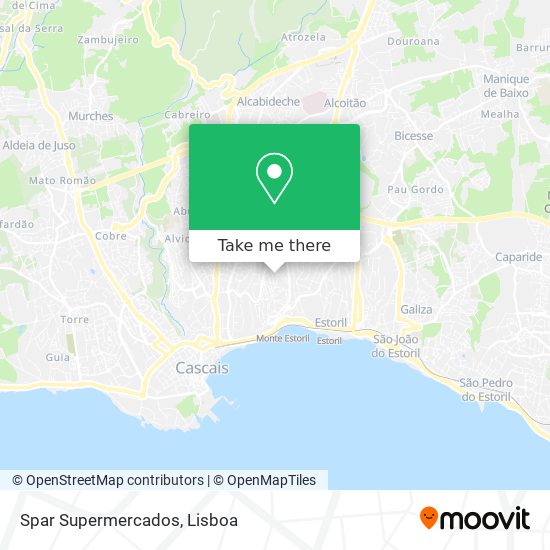 Spar Supermercados mapa