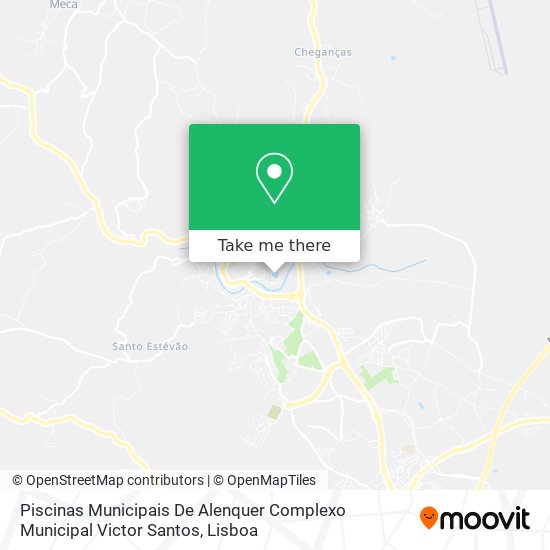 Piscinas Municipais De Alenquer Complexo Municipal Victor Santos map