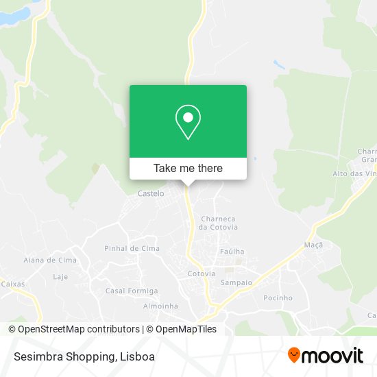 Sesimbra Shopping map