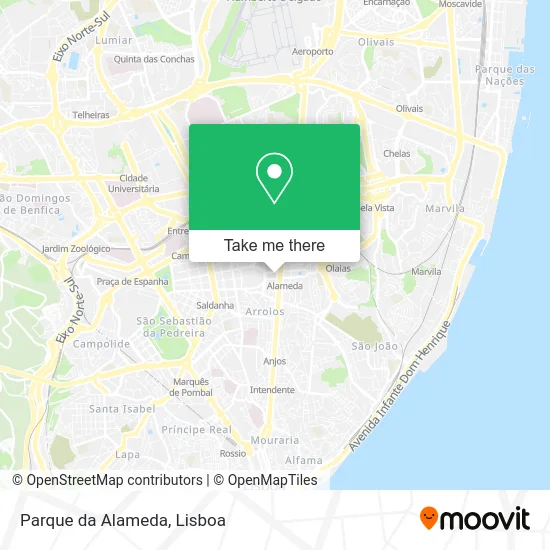 Parque da Alameda map