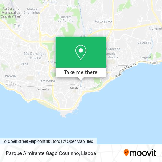 Parque Almirante Gago Coutinho map