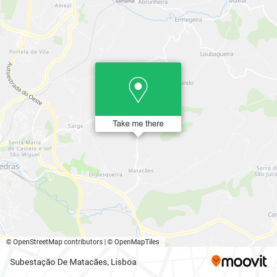 Subestação De Matacães map