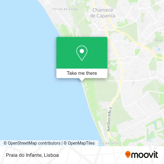 Praia Do Infante map