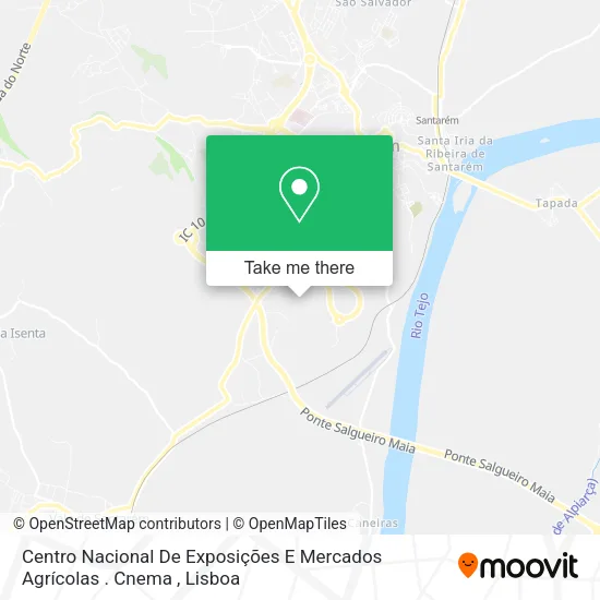 Centro Nacional De Exposições E Mercados Agrícolas . Cnema map