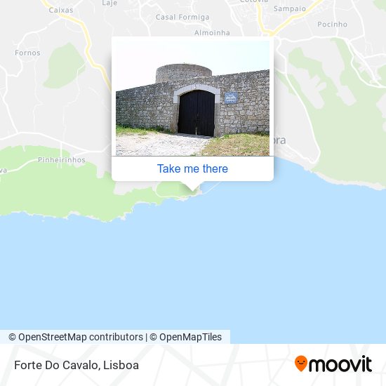 Forte Do Cavalo mapa