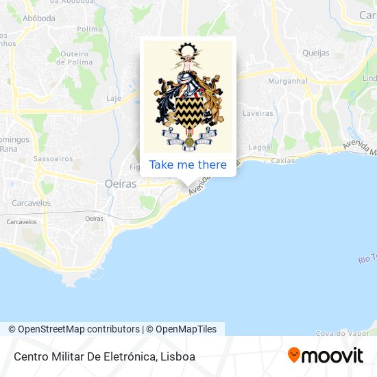 Centro Militar De Eletrónica mapa