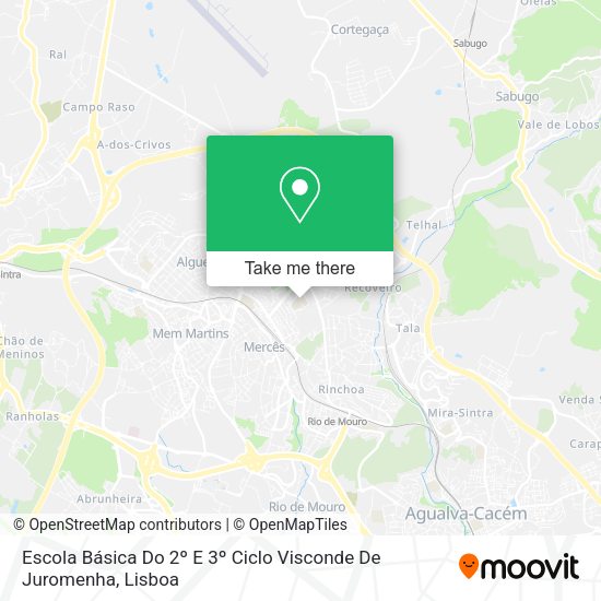 Escola Básica Do 2º E 3º Ciclo Visconde De Juromenha map