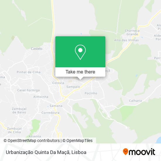 Urbanização Quinta Da Maçã map