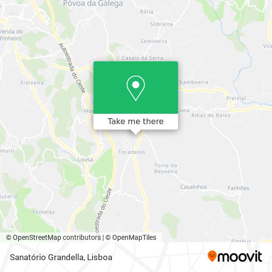 Sanatório Grandella map