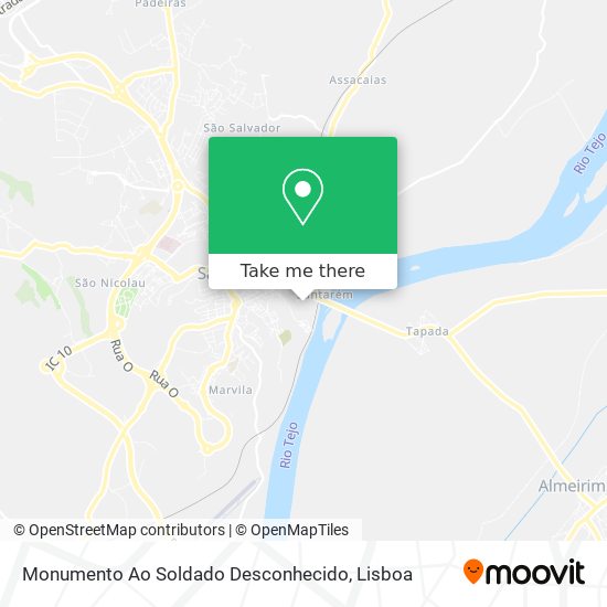 Monumento Ao Soldado Desconhecido map
