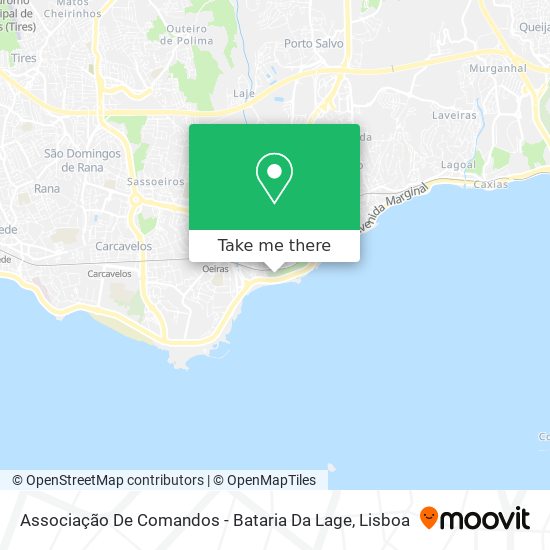 Associação De Comandos - Bataria Da Lage map