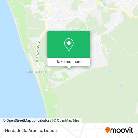 Herdade Da Aroeira map