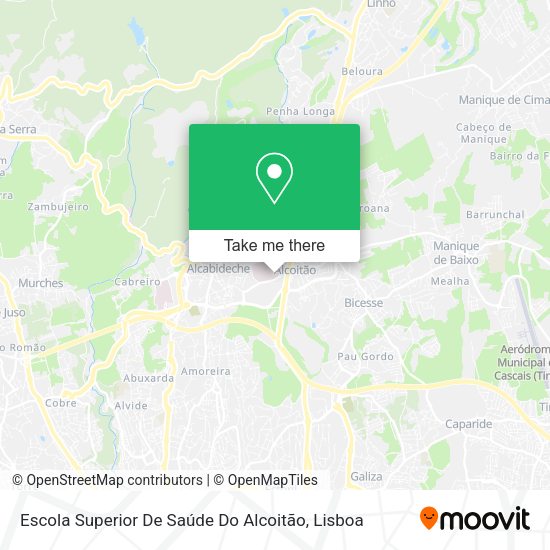 Escola Superior De Saúde Do Alcoitão map