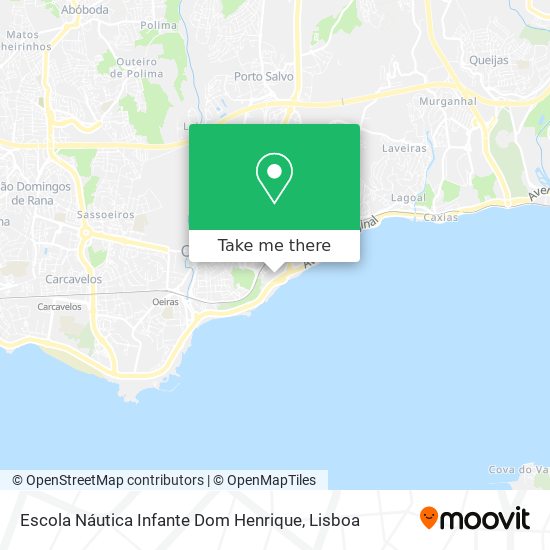 Escola Náutica Infante Dom Henrique map