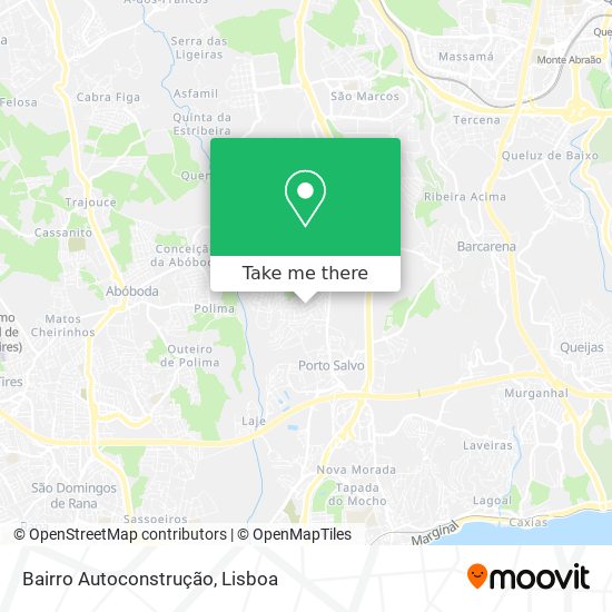 Bairro Autoconstrução map