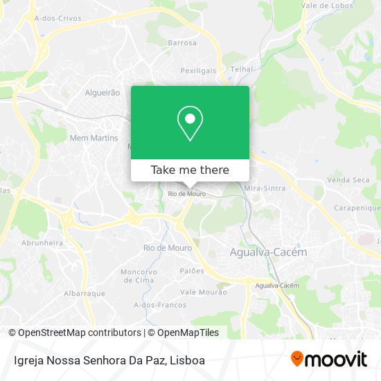 Igreja Nossa Senhora Da Paz mapa