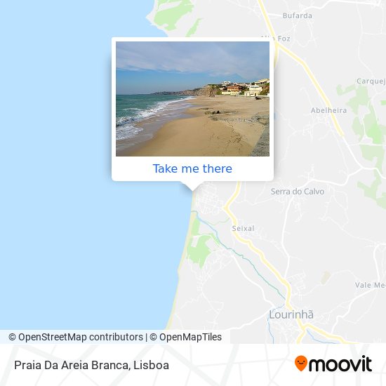 Praia Da Areia Branca map